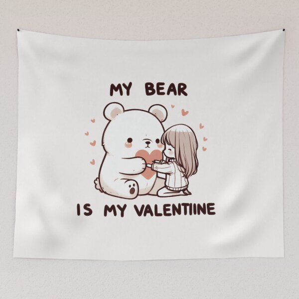Item preview, My Bear Is My Valentine designed and sold by LemuellTrends.