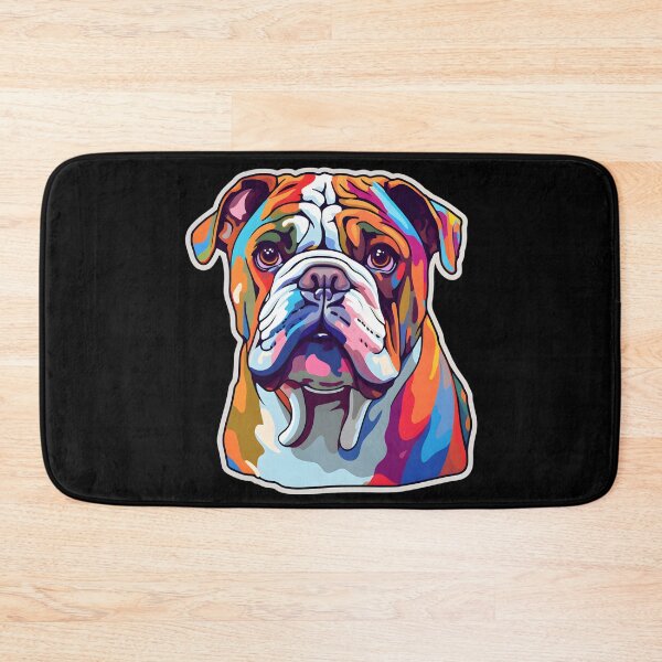 Item preview, Bulldog in WPAP style designed and sold by CUTEDOGGIEZ.