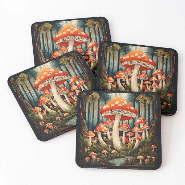 Item preview, Fantastically beautiful fly agarics. Mushrooms. designed and sold by Natalia-Vlad.