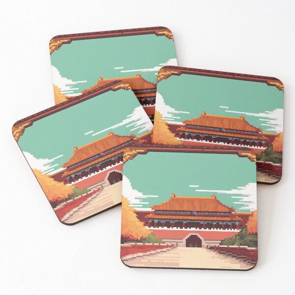 Item preview, The Forbidden City, Beijng, China - Pixel Art designed and sold by Pixelartshirt.