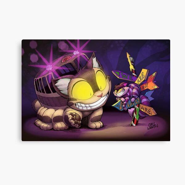 Stopping for Directions in Wonderland Canvas Print