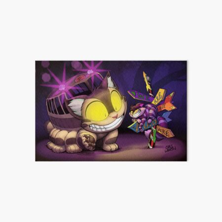 Stopping for Directions in Wonderland Art Board Print
