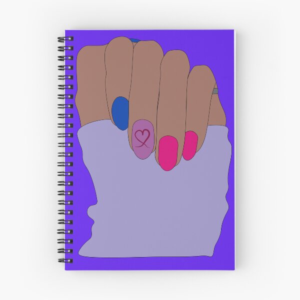 Item preview, Bi Pride Coded Nails designed and sold by simplysilver.