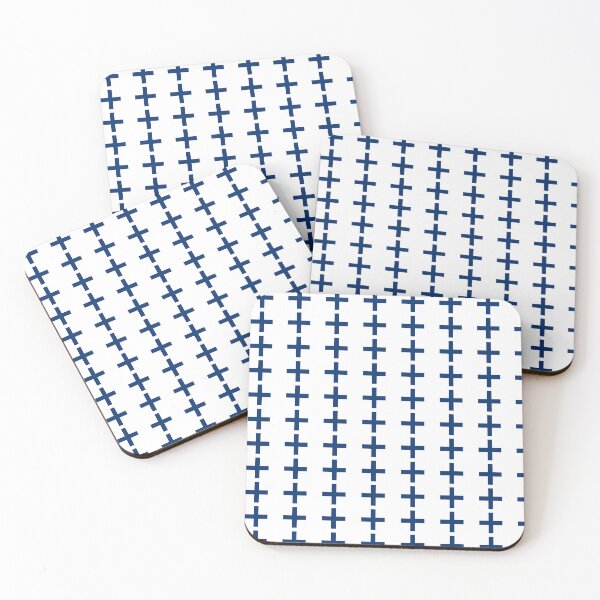 Item preview, Blue White Finland Flag Cross Grid Plus Finnish Language Nordic Clean Calm Pattern designed and sold by PenguinForests.