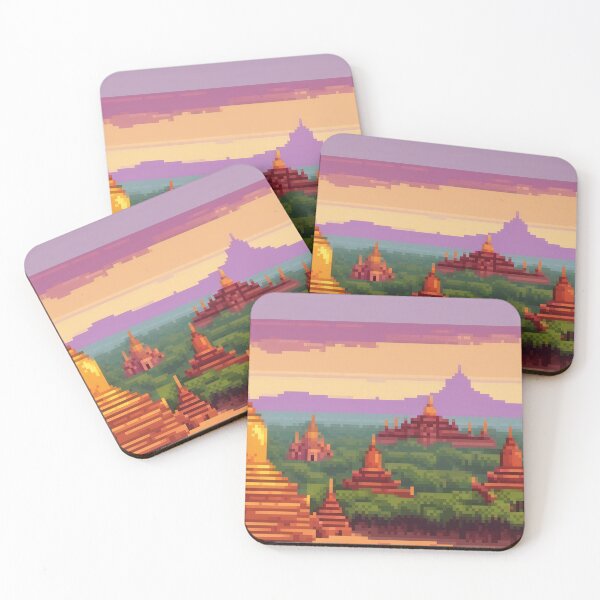 Item preview, Bagan, Myanmar - Pixel Art designed and sold by Pixelartshirt.