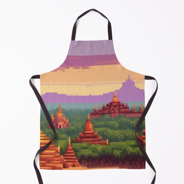 Item preview, Bagan, Myanmar - Pixel Art designed and sold by Pixelartshirt.