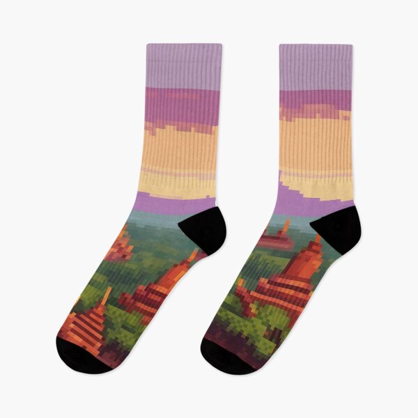 Item preview, Bagan, Myanmar - Pixel Art designed and sold by Pixelartshirt.