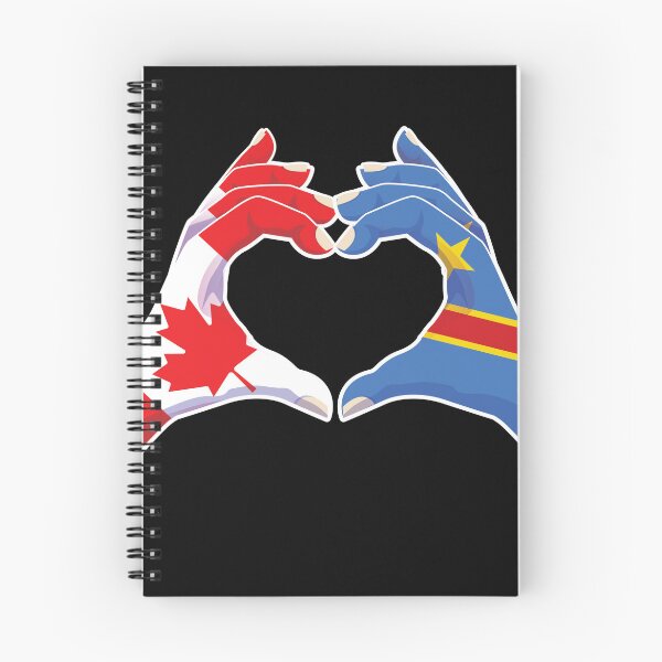 Item preview, Congo Congolese Canadian Canada Love Heart Peace designed and sold by FlagX.