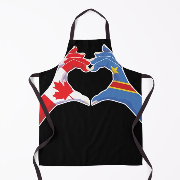 Item preview, Congo Congolese Canadian Canada Love Heart Peace designed and sold by FlagX.