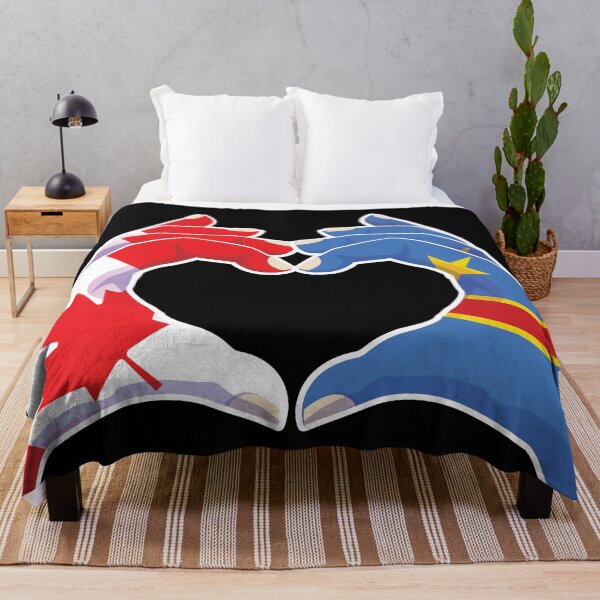 Item preview, Congo Congolese Canadian Canada Love Heart Peace designed and sold by FlagX.