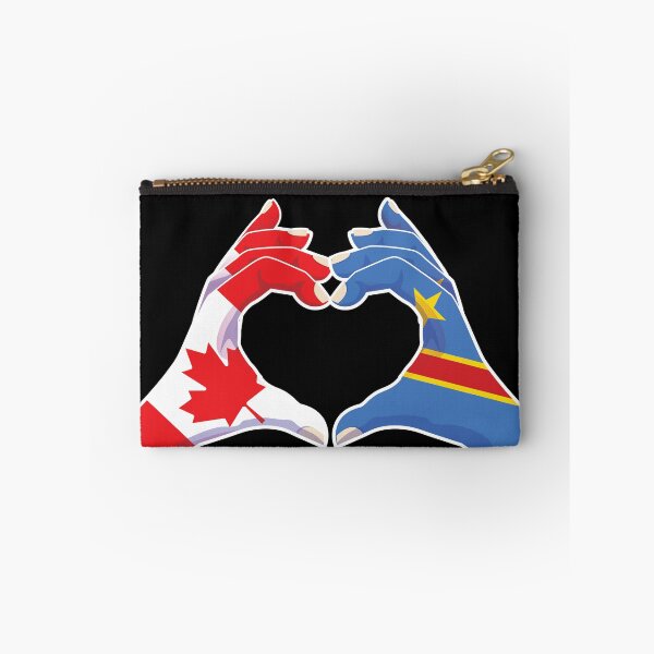 Item preview, Congo Congolese Canadian Canada Love Heart Peace designed and sold by FlagX.