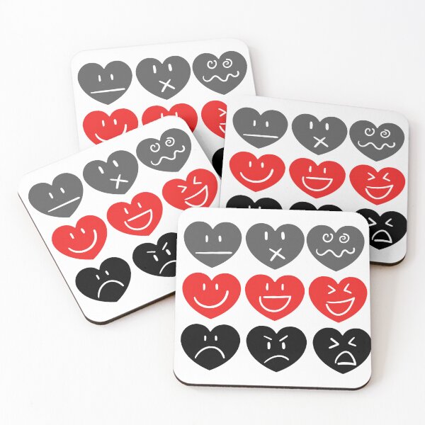 Item preview, heart Feelings - Boring Happy Angry designed and sold by Kadechutinan.