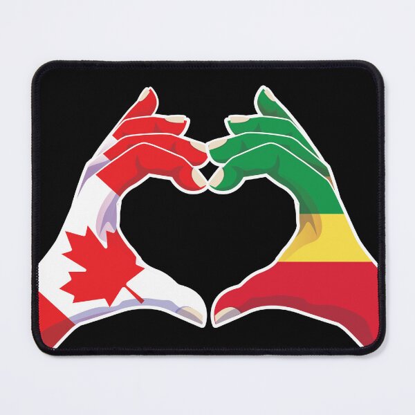 Item preview, Congo Congolese Canadian Canada Love Heart Peace designed and sold by FlagX.