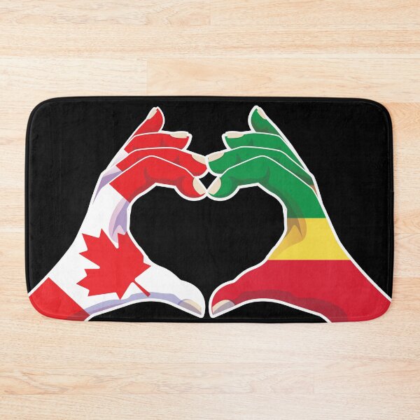 Item preview, Congo Congolese Canadian Canada Love Heart Peace designed and sold by FlagX.