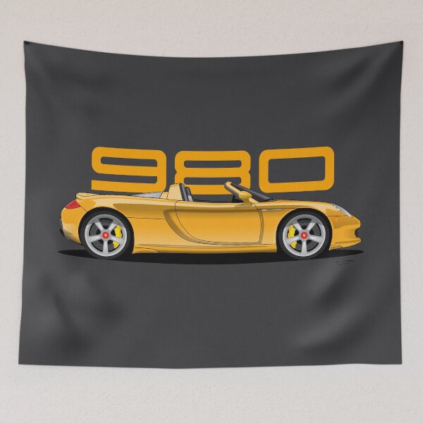 Item preview, Porsche GT 980 Yellow Supercar designed and sold by blackdogshop.