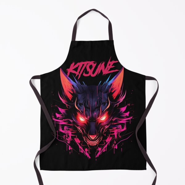 Item preview, Kitsune Synthwave Cyberpunk designed and sold by GlitchGrotesque.