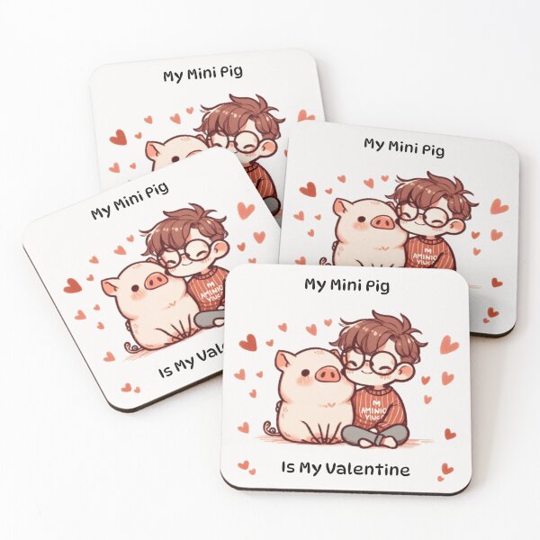 Item preview, My Mini Pig Is My Valentine designed and sold by LemuellTrends.