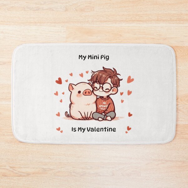 Item preview, My Mini Pig Is My Valentine designed and sold by LemuellTrends.