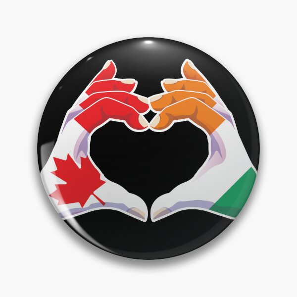 Item preview, Ivory Coast Cote Ivoire Ivorian Canadian Canada Love Heart Peace designed and sold by FlagX.