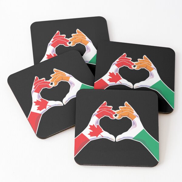 Item preview, Ivory Coast Cote Ivoire Ivorian Canadian Canada Love Heart Peace designed and sold by FlagX.