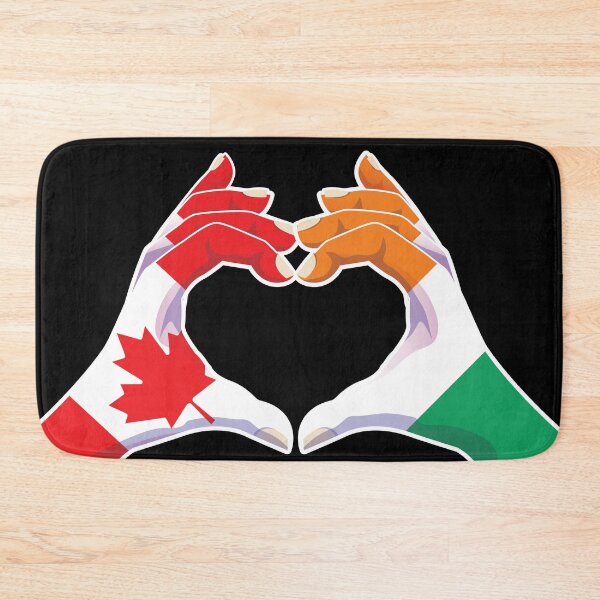 Item preview, Ivory Coast Cote Ivoire Ivorian Canadian Canada Love Heart Peace designed and sold by FlagX.