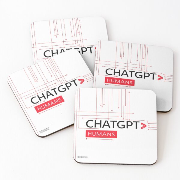 Item preview, ChatGPT > Humans: Tech Typography designed and sold by jamessismanes.