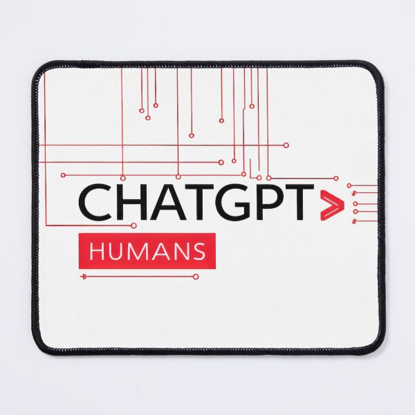 Item preview, ChatGPT > Humans: Tech Typography designed and sold by jamessismanes.