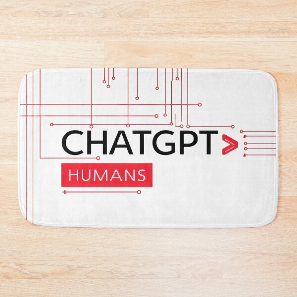 Item preview, ChatGPT > Humans: Tech Typography designed and sold by jamessismanes.