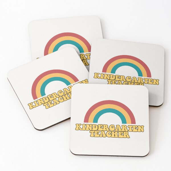 Item preview, Kindergartne Teacher Sticker Rainbow Vintage designed and sold by johannabaker.
