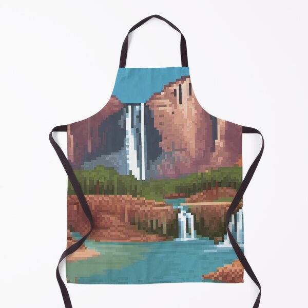Item preview, Havasu Falls, Arizona - Pixel Art designed and sold by Pixelartshirt.