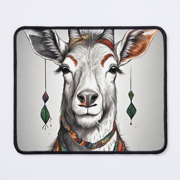 Item preview, Mystical animal, goat sticker designed and sold by ThauaneArt.