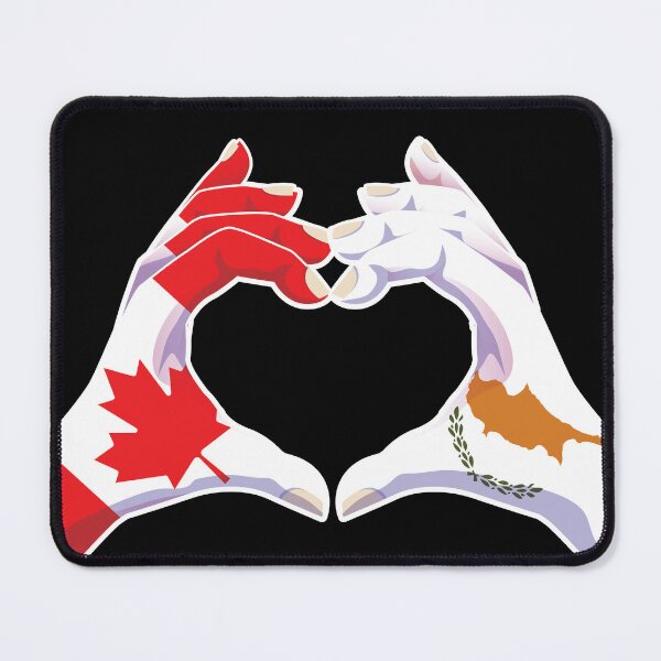 Item preview, Cyprus Cypriot Canadian Canada Love Heart Peace designed and sold by FlagX.