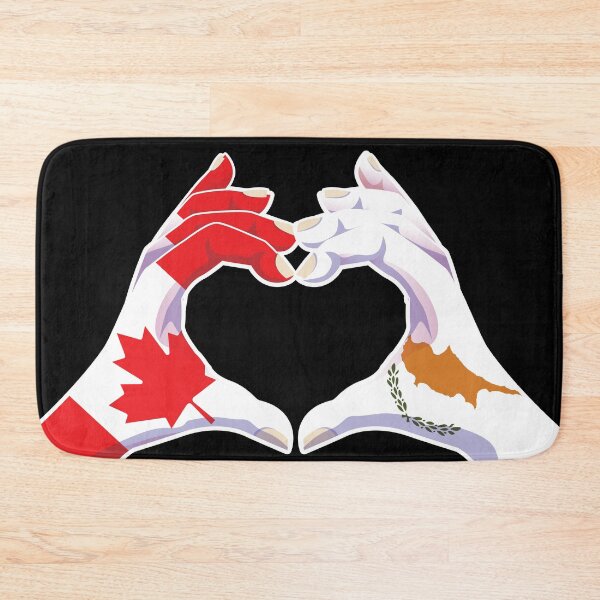 Item preview, Cyprus Cypriot Canadian Canada Love Heart Peace designed and sold by FlagX.