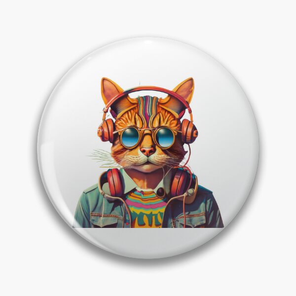 Item preview, active cat designed and sold by TOPSTICKERS1.