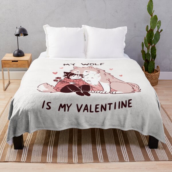 Artikelvorschau, Mein Wolf ist mein Valentinsgruß entworfen und verkauft von LemuellTrends.