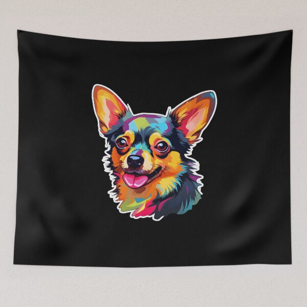 Item preview, Chihuahua in WPAP style designed and sold by CUTEDOGGIEZ.