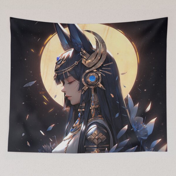 Item preview, Ancient Egyptian Anubis Anime Girl designed and sold by bubblegoth.