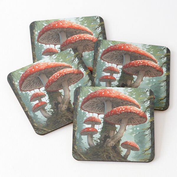 Item preview, Amanita Muscaria - Red Mushroom  designed and sold by fluidwatercolor.
