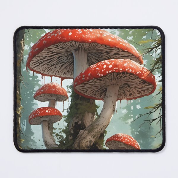 Item preview, Amanita Muscaria - Red Mushroom  designed and sold by fluidwatercolor.