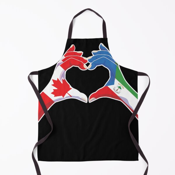 Item preview, Equatorial Guinea Equatoguinean Canada Canadian Love Heart Peace designed and sold by FlagX.