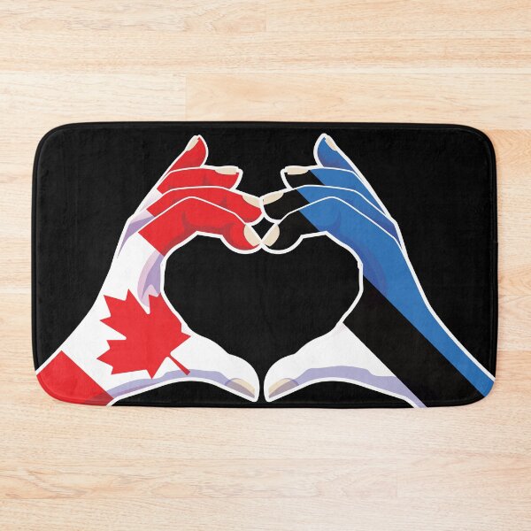 Item preview, Estonia Estonian Canada Canadian Love Heart Peace designed and sold by FlagX.