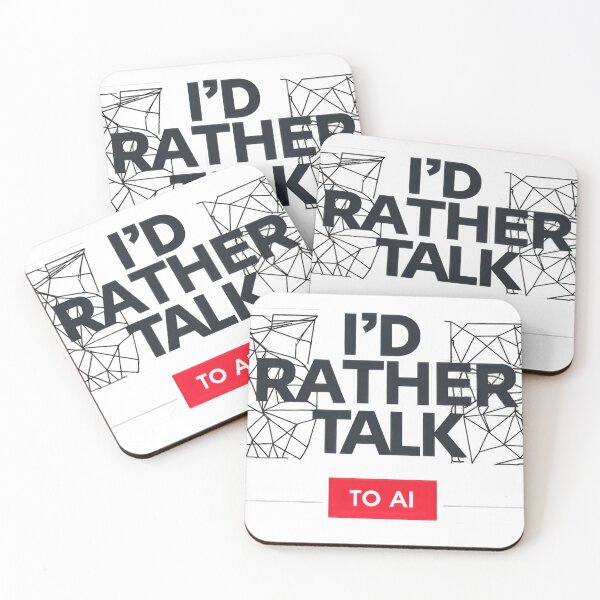 Item preview, I'd Rather Talk to AI: Tech Humor designed and sold by jamessismanes.
