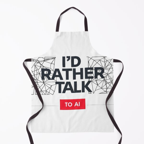 Item preview, I'd Rather Talk to AI: Tech Humor designed and sold by jamessismanes.