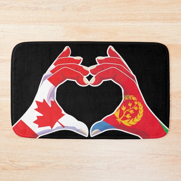 Item preview, Eritrea Eritrean Canadian Canada Love Heart Peace designed and sold by FlagX.