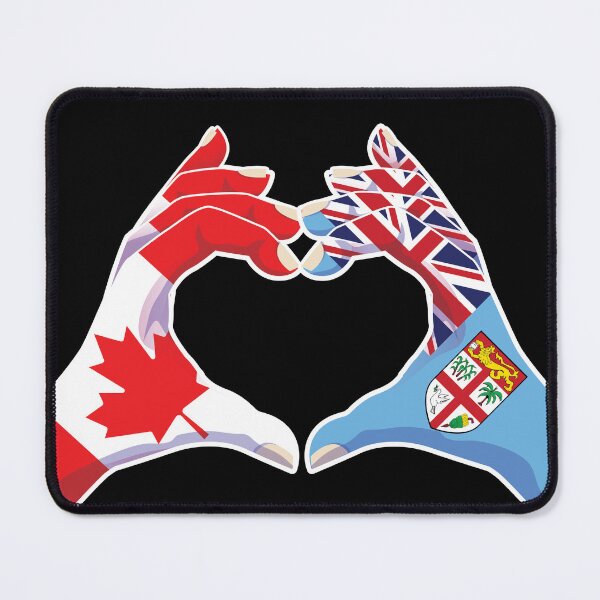 Item preview, Fiji Fijian Canadian Canada Love Heart Peace designed and sold by FlagX.