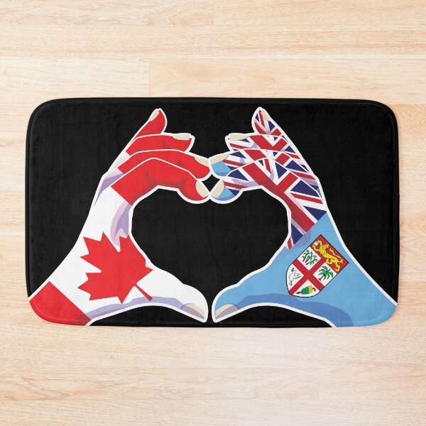 Item preview, Fiji Fijian Canadian Canada Love Heart Peace designed and sold by FlagX.