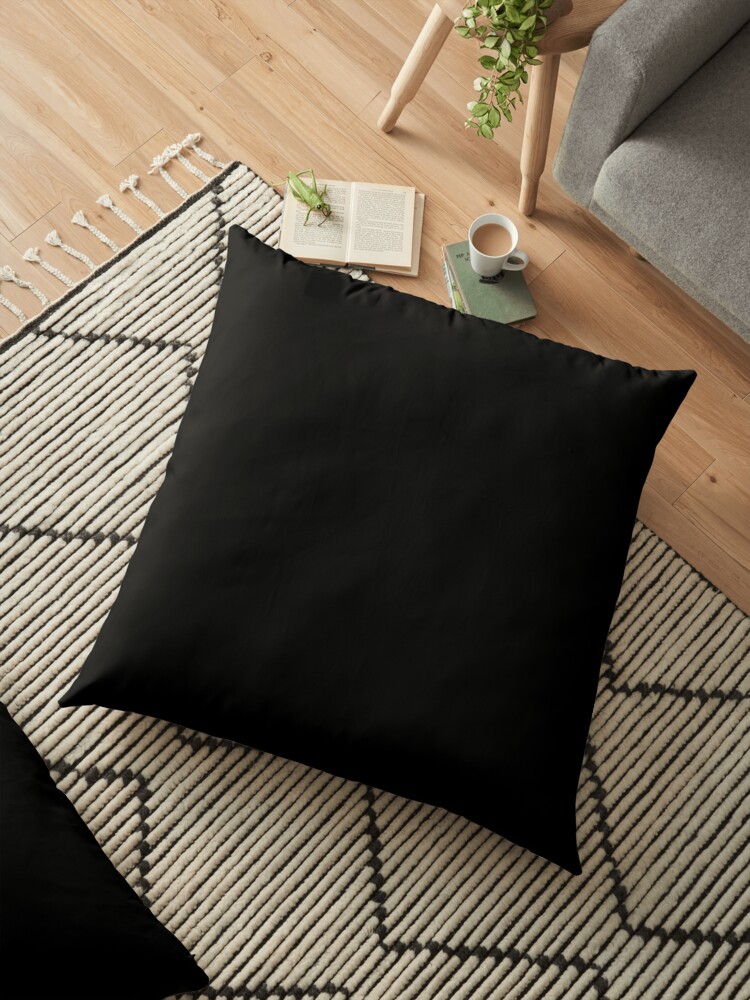 Solid Black Duvet Cover Noir Bedspread Plain Skirt Cushion