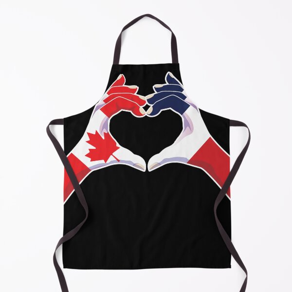 Item preview, France French Canadian Canada Love Heart Peace designed and sold by FlagX.