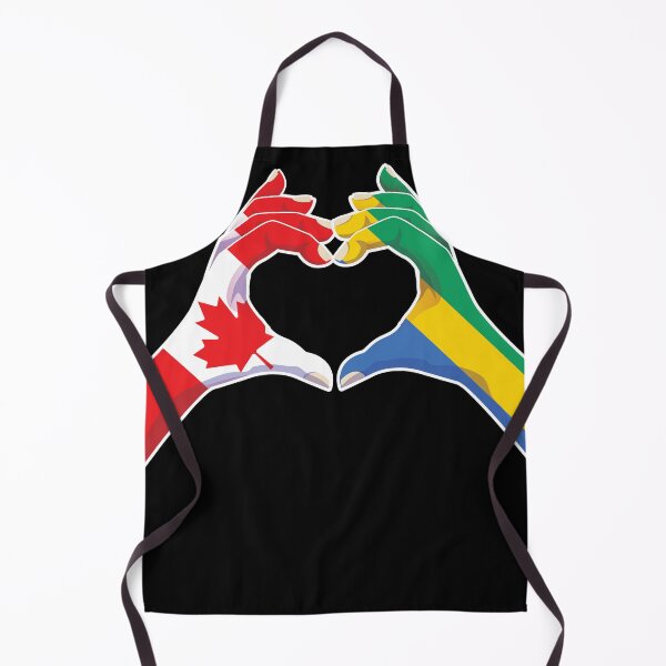 Item preview, Gabon Gabonese Canada Canadian Love Heart Peace designed and sold by FlagX.