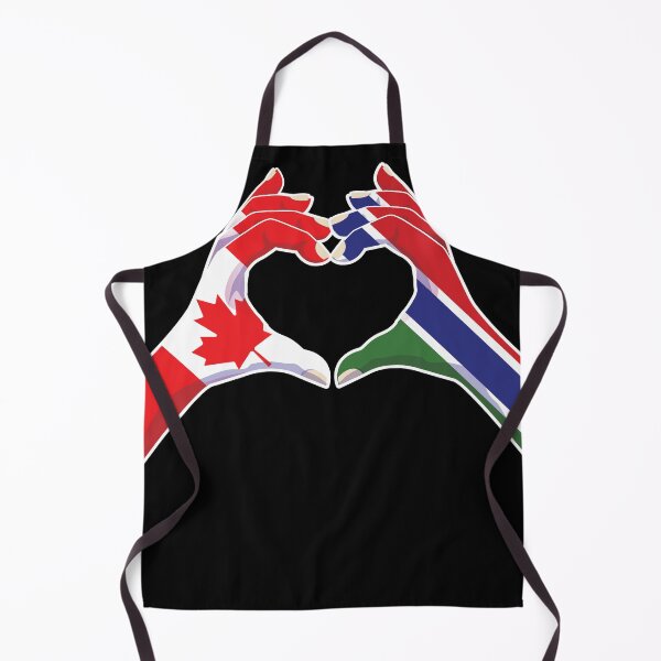 Item preview, Gambia Gambian Canada Canadian Love Heart Peace designed and sold by FlagX.